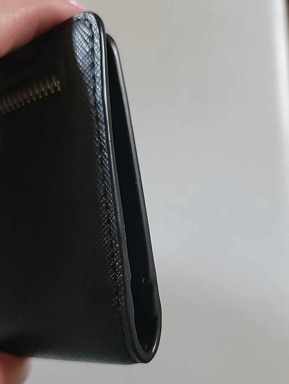 kate spade Black Saffiano Wallet with Gold Logo